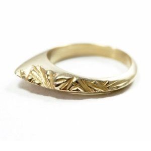 Gold Mountain Rings by Caitlyn Rose Jewellery